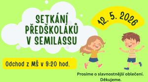 SETKÁNÍ PŘEDŠKOLÁKŮ V SEMILASSU