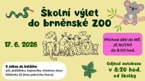 Školní výlet do ZOO