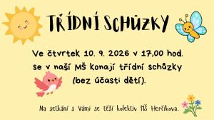 TŘÍDNÍ SCHŮZKY